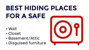 place to hide a safe