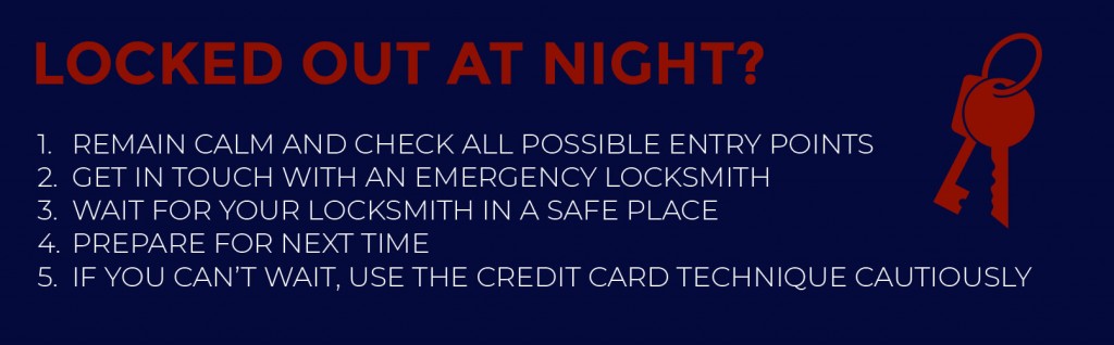 Locked Out at Night? Tips